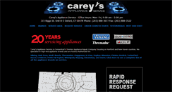 Desktop Screenshot of careysappliance.com